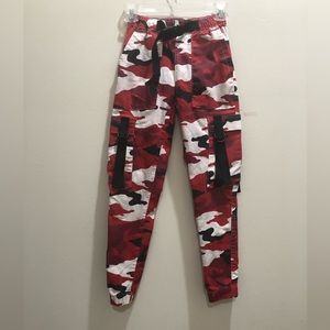 Girls multi colored pants. Size S